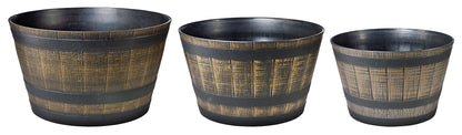 Pflanzkübel "Eimer", 3er-Set