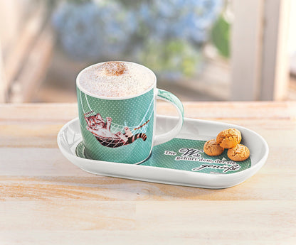 Gedeck "Lazy Cat" 2-teilig