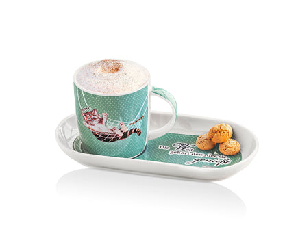 Gedeck "Lazy Cat" 2-teilig