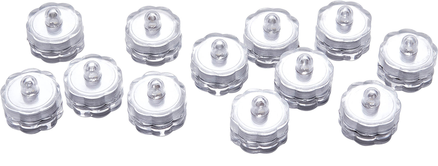 LED-Teelichter "Colori", wasserdicht, 12er-Set (Lichtfarbe: Farbwechsel)