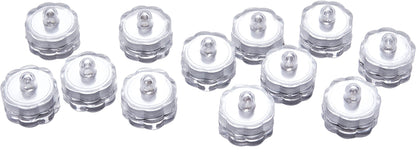 LED-Teelichter "Colori", wasserdicht, 12er-Set (Lichtfarbe: Farbwechsel)