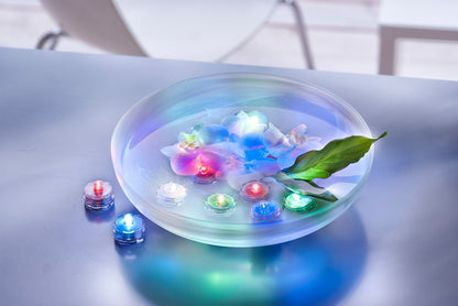 LED-Teelichter "Colori", wasserdicht, 12er-Set (Lichtfarbe: Farbwechsel)