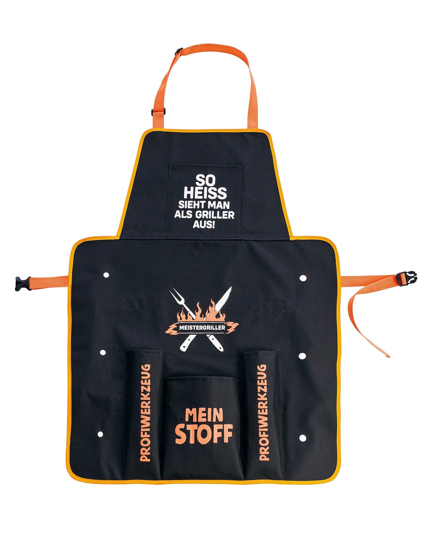 Grillschürze mit Taschen