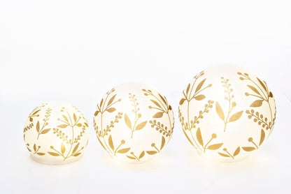 LED-Stimmungsleuchten "Golden Leaf" 3er-Set