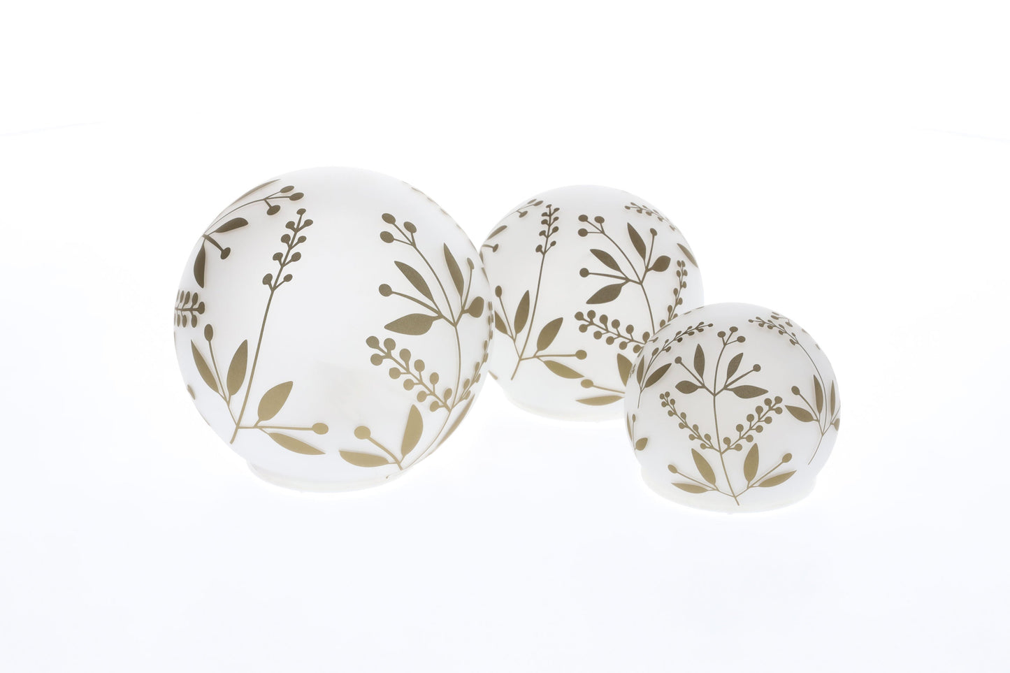 LED-Stimmungsleuchten "Golden Leaf" 3er-Set