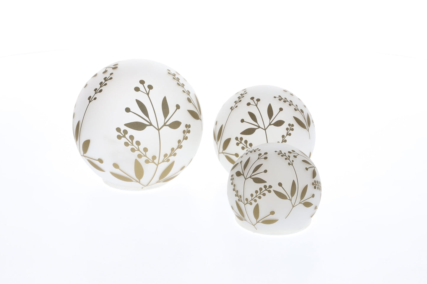 LED-Stimmungsleuchten "Golden Leaf" 3er-Set