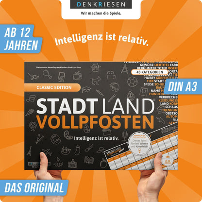 STADT LAND VOLLPFOSTEN® - CLASSIC EDITION - "Intelligenz ist relativ"