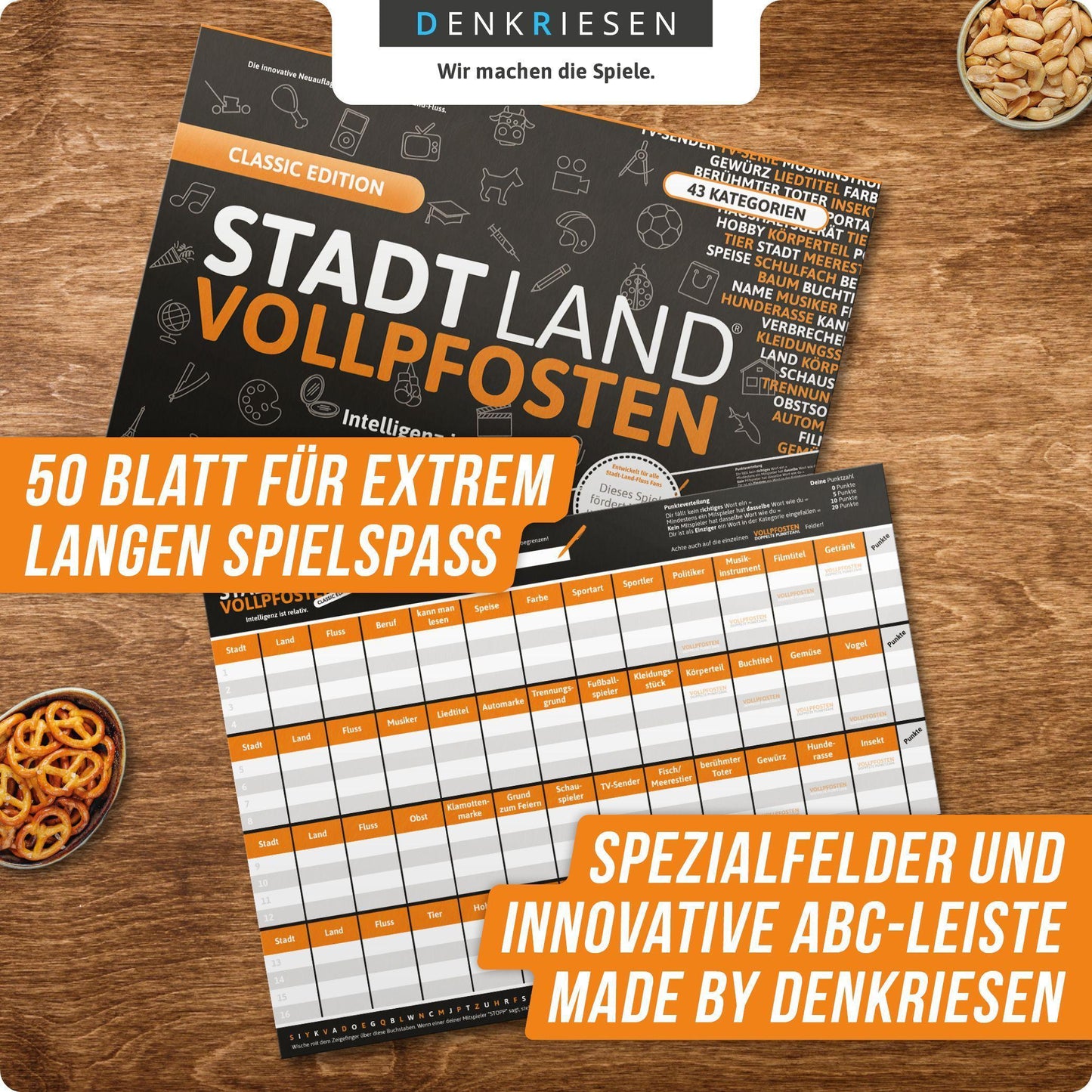 STADT LAND VOLLPFOSTEN® - CLASSIC EDITION - "Intelligenz ist relativ"