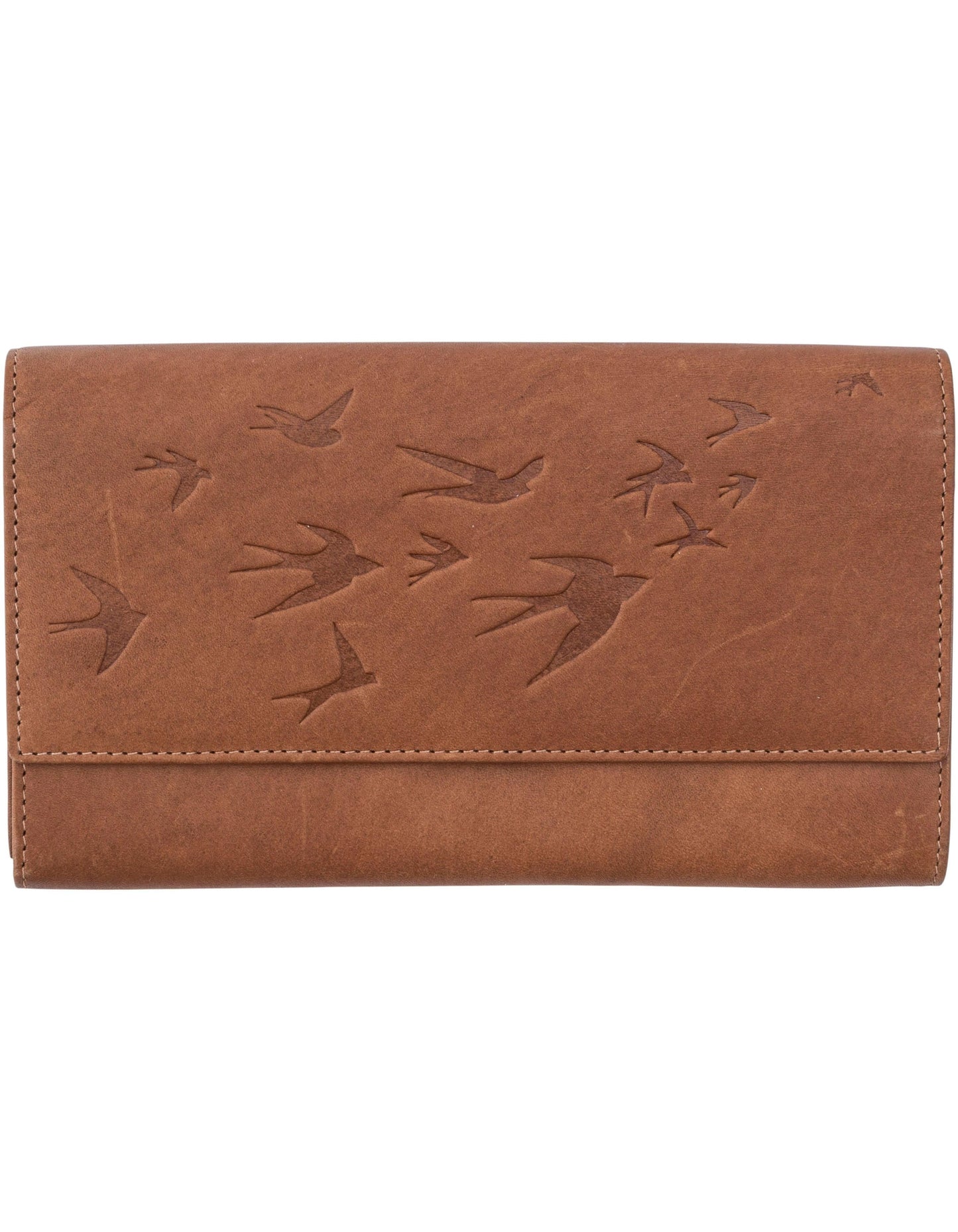HJP Geldbörse Damen Schwalbe, cognac