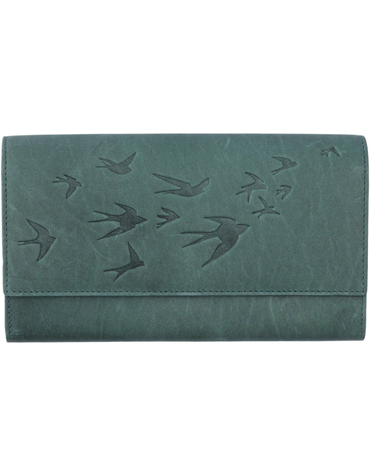 HJP Geldbörse Damen Schwalbe, salbei