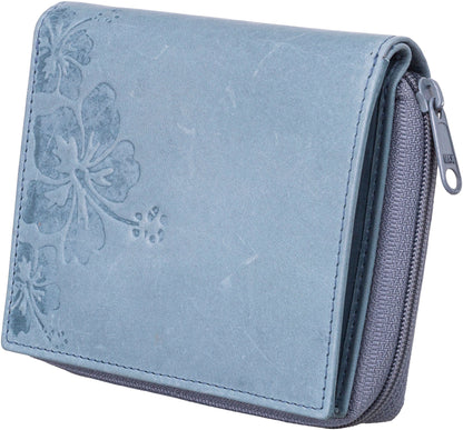 HJP Damen Geldbörse Malva Led, rauchblau