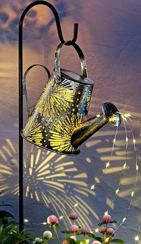 Solar-Gartenstecker Giesskanne "Pusteblume"