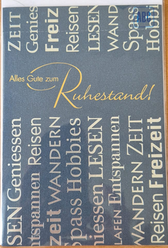 Alles Gute zum Ruhestand