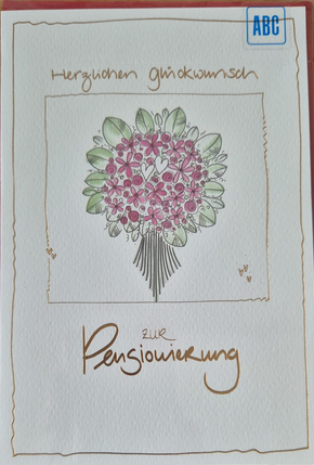 Herzlichen Glückwunsch zur Pensionierung