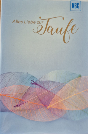 Alles Liebe zur Taufe