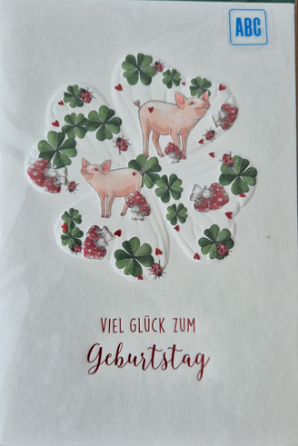 viel Glück zum Geburtstag