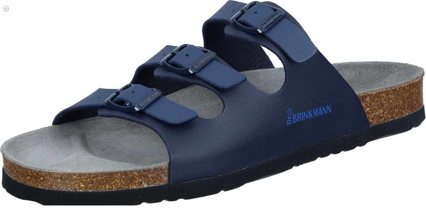 Dr. Brinkmann NOVELDA Pantoletten - Grösse 36, dunkelblau