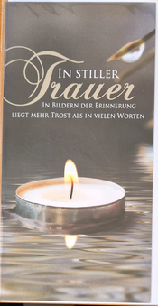 In stiller Trauer (Kerze)