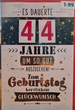 Es dauert ... Jahre um so gut auszusehen (Zahlen 1-99)
