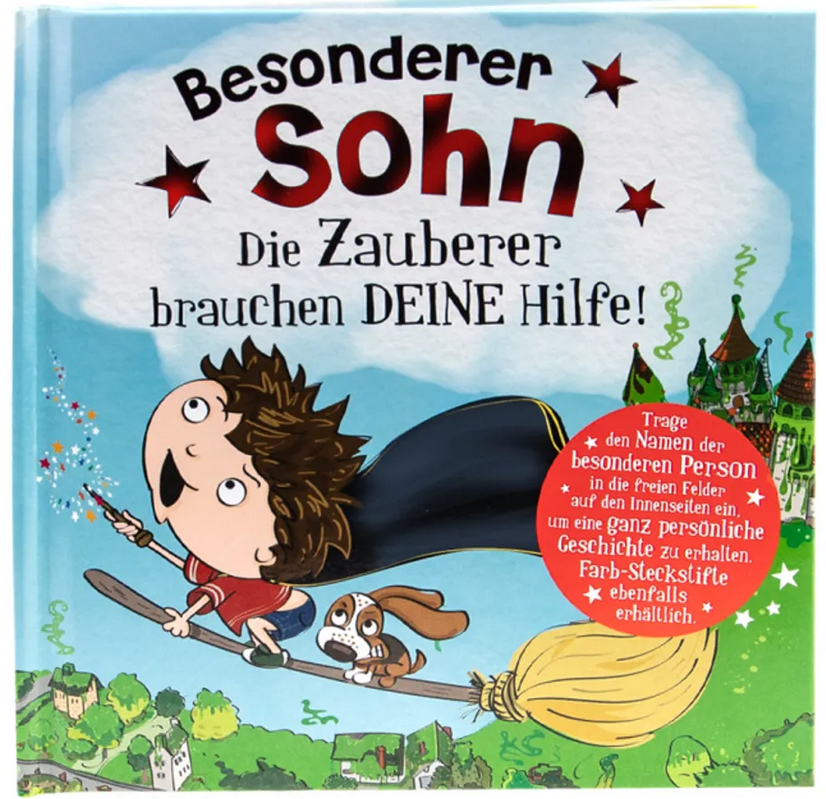 Besonderer Sohn - Das magische Märchenbuch mit deinem Namen