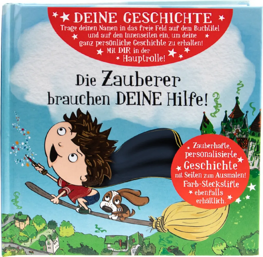 Blanko Zauberer - Das magische Märchenbuch mit deinem Namen
