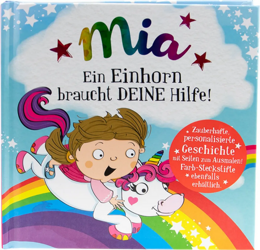 Mia - Das magische Märchenbuch mit deinem Namen