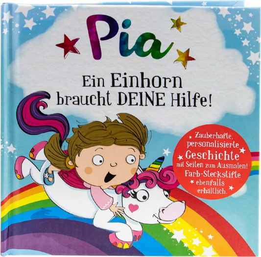 Pia - Das magische Märchenbuch mit deinem Namen
