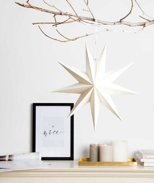 Papierstern weiss ca. 28 cm
