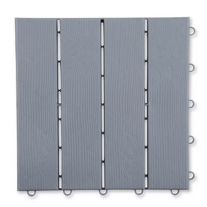 MAXXMEE Terrassenplatten 12er-Set "mit praktischem Stecksystem 30x30x2cm