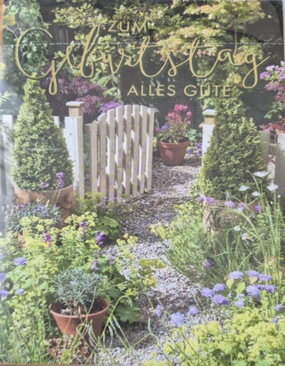 Zum Geburtstag alles Gute (B6)