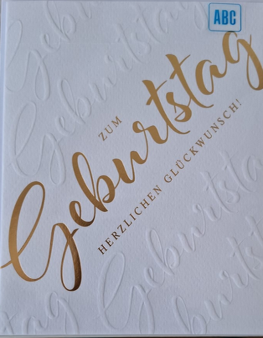 Herzlichen Glückwunsch zum Geburtstag(B6)