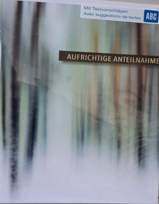 Aufrichtige Anteilnahme (B6)