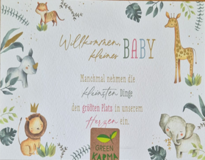 Willkommen kleines Baby (B6)