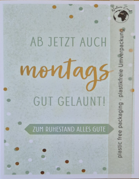 Ab jetzt auch Montags gut gelaunt (B6)