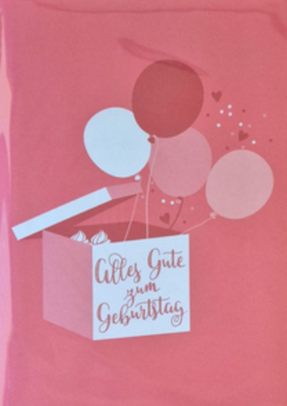 Pop-Up Karte "Alles Gute zum Geburtstag" (B6)