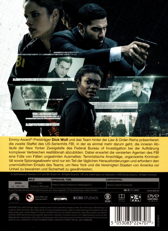 FBI - Staffel 2 (5 DVDs)