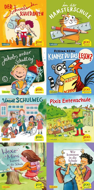 Pixi-8er-Set 283: Geschichten für die Schultüte (8x1 Exemplar)