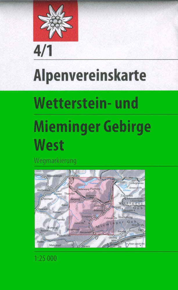 Wetterstein und Mieminger Gebirge, West (Deutscher Alpenverein)