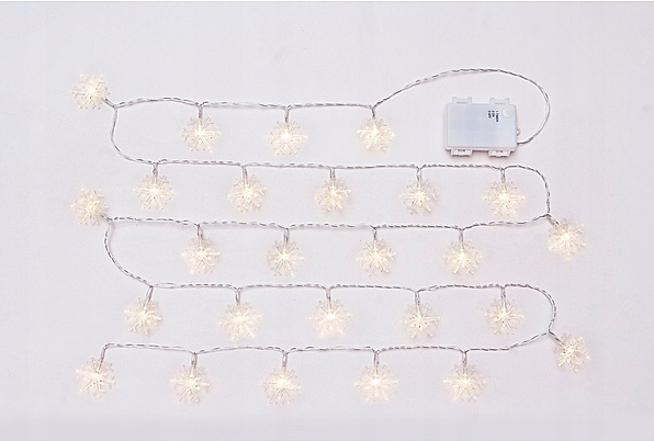 LED-Lichterkette "Eiskristalle"