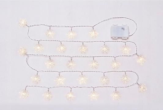 LED-Lichterkette "Eiskristalle"