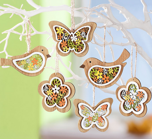 Dekohänger "Frühlingsgruss" 6er-Set