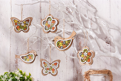 Dekohänger "Frühlingsgruss" 6er-Set