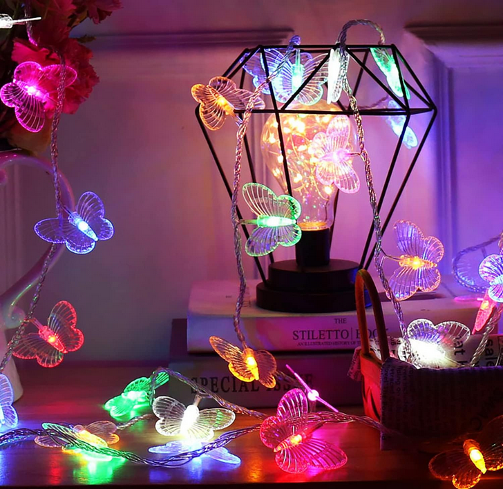 LED-Deko Schmetterling 40 LEDs