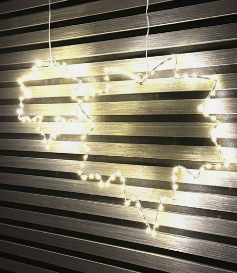 LED-Hängedeko "Ahorn" 2er-Set