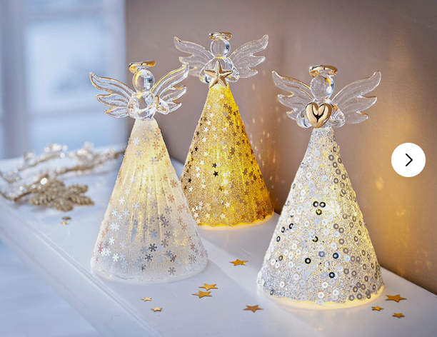 LED-Engel "Brilianti" 3er-Set