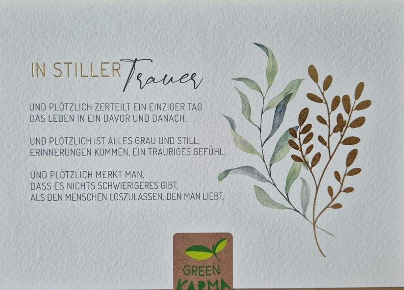 In Stiller Trauer  (B6)