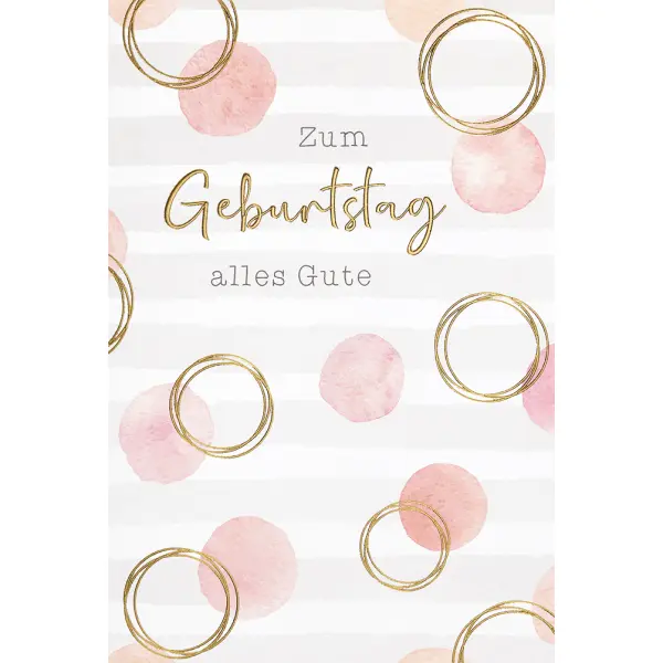Zum Geburtstag alles Gute (B6)