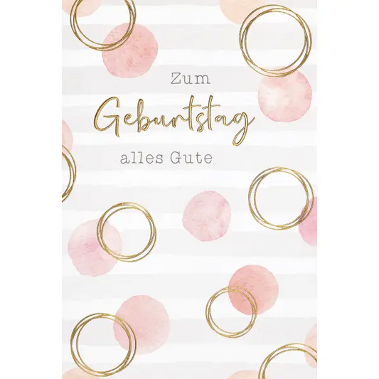 Zum Geburtstag alles Gute (B6)