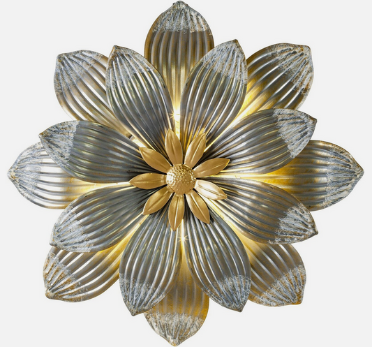 LED-Wandleuchte "Metallic Flower"