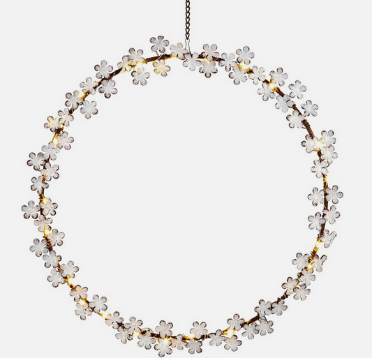 LED-Dekokranz "Fiore" 32 cm